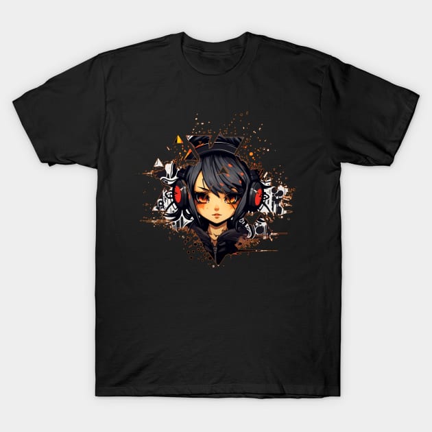 Halloween Gamer Girl T-Shirt by MaystarUniverse